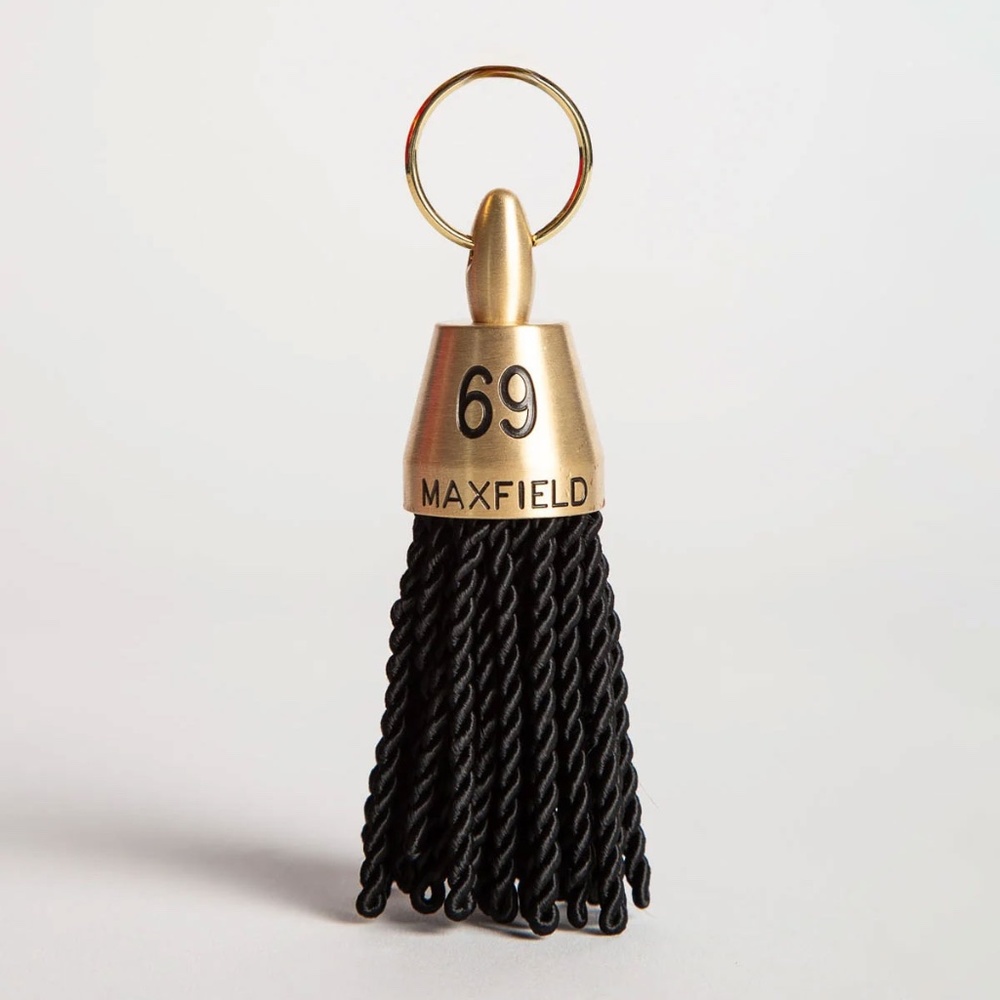 Super Rare Maxfield Los Angeles Hotel Tassel Keyring Souvenir